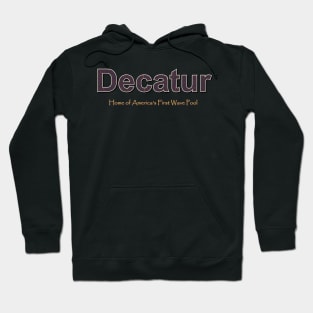 Decatur Grunge Text Hoodie